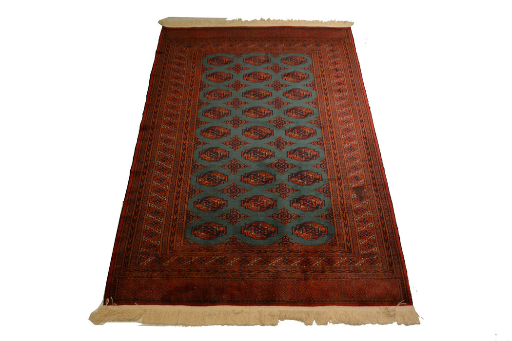 rug3620 4 x 6 Pakistani Bokhara Rug - Crafters and Weavers