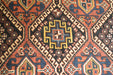 Antique Persian rug / Oriental Rug 4'7" x 8'3" - Crafters and Weavers