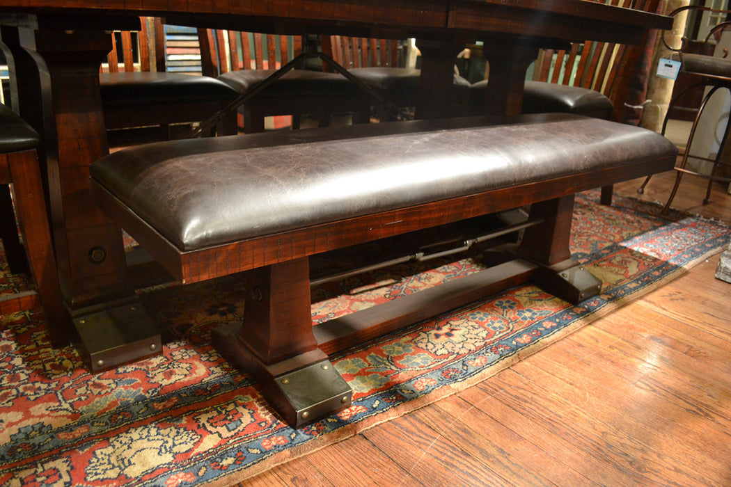 Trestle Dining Table Set - Crafters and Weavers