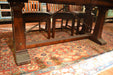 Trestle Dining Table Set - Crafters and Weavers