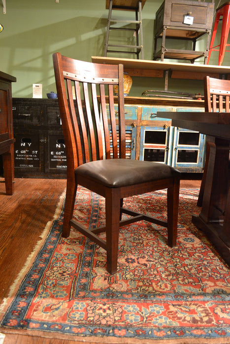 Trestle Dining Table Set - Crafters and Weavers