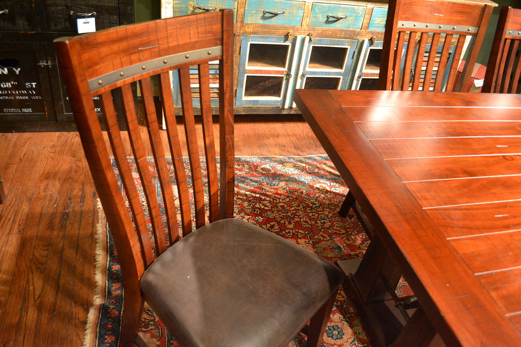 Trestle Dining Table Set - Crafters and Weavers