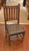 Set OF 46 Solid Oak Mission Dining Chairs - Crafters and Weavers