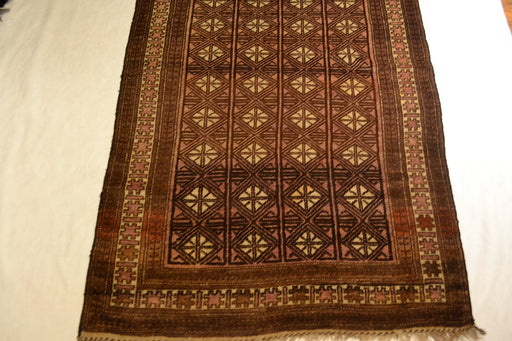 rug1079 4.1 x 7.1 Tribal Kurdish Rug - Crafters and Weavers