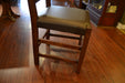 Set OF 46 Solid Oak Mission Dining Chairs - Crafters and Weavers