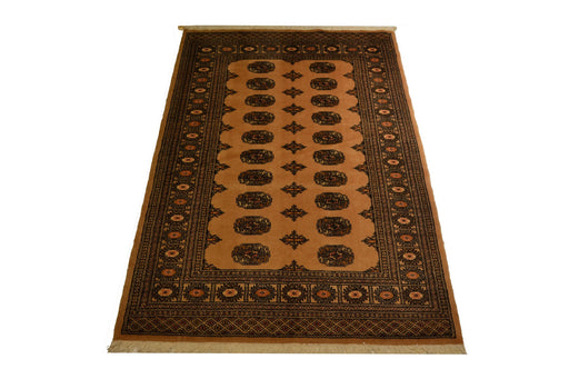 rug2618 4.3 x 6.3 Pakistani Bokhara Rug - Crafters and Weavers