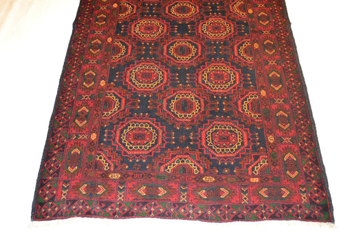 rug3103 3.9 x 6.2 Tribal Rug - Crafters and Weavers