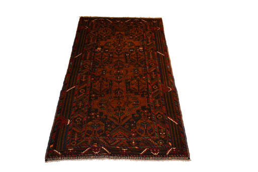 rug3106 3.6 x 6 Tribal Rug - Crafters and Weavers