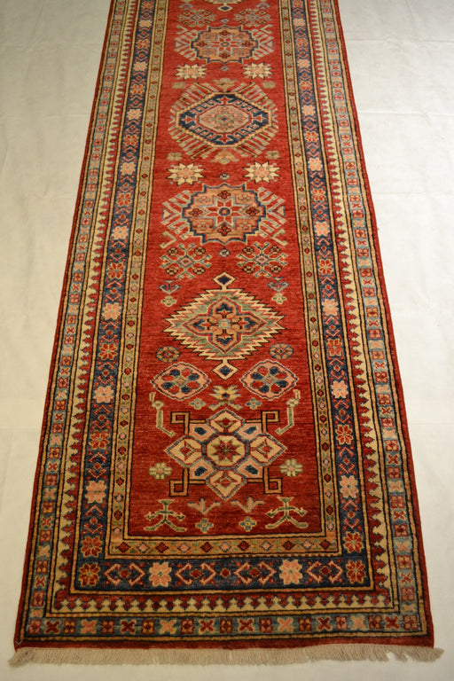 Rug3596 2.8x10.2 Kazak - Crafters and Weavers