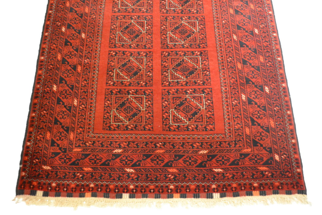 rug1065 3.5 x 6.1 Tribal Rug - Crafters and Weavers