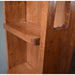 Mission Double Door Bookcase with Side Shelves - Michael's Cherry (MC1) - Crafters and Weavers