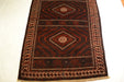 rug1021 3.8 x 6.10 Tribal Rug - Crafters and Weavers