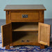 Mission Style Solid Oak Nightstand Model A3 - Michael's Cherry Stain - Crafters and Weavers