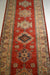Rug3592 2.9x9.4 Kazak - Crafters and Weavers
