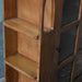 Mission 1 Door Bookcase with Side Shelves - Light - Crafters and Weavers