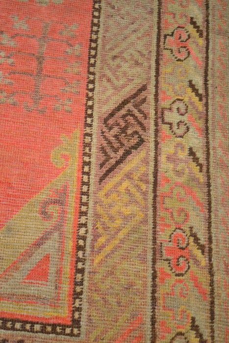 Antique Samarkand / Khotan Oriental Rug 4'6" x 8'7" - Crafters and Weavers