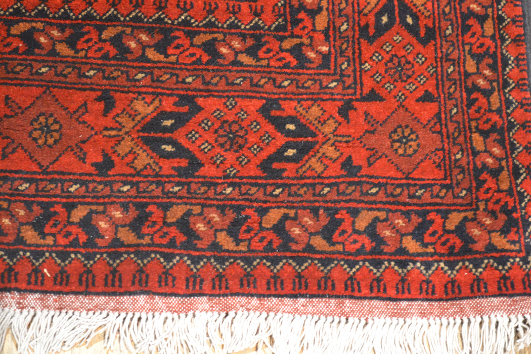 Tribal Unkhoi Oriental Rug 4'10" x 6'8" - Crafters and Weavers