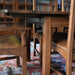 SOLD OUT Mission Stow Leaf Table & Arrow Back Chair Dining Set - Light Oak - Crafters and Weavers