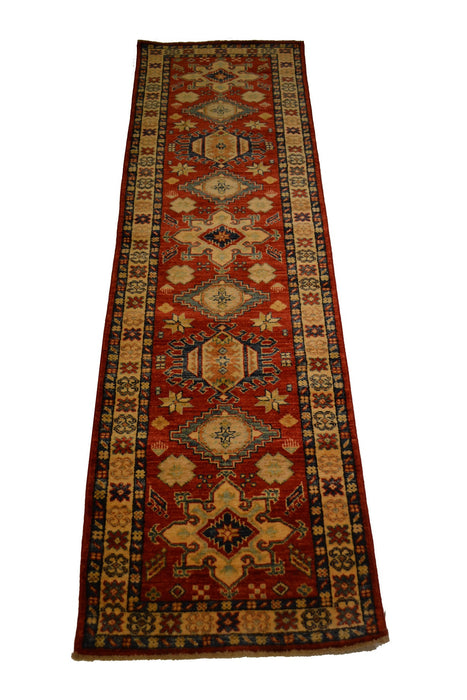 Rug2995 2 x 7  Kazak - Crafters and Weavers