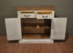DISCONTINUED Greenview Shutter Door Cabinet - White - Crafters and Weavers