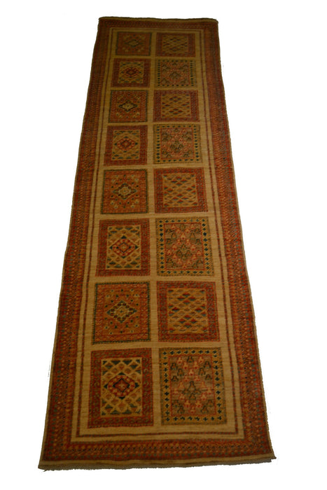 Rug3053 2.7x9.3 Peshawar - Crafters and Weavers