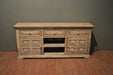 Greenview 72 inch Whitewashed TV Stand - Crafters and Weavers
