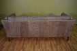 Kenmore Leather Sofa - Grey - Crafters and Weavers