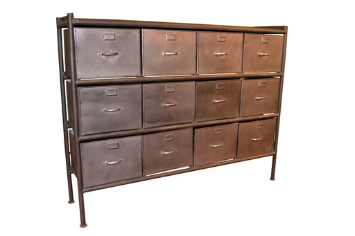 West Town 12 Drawer File Cabinet - Crafters and Weavers