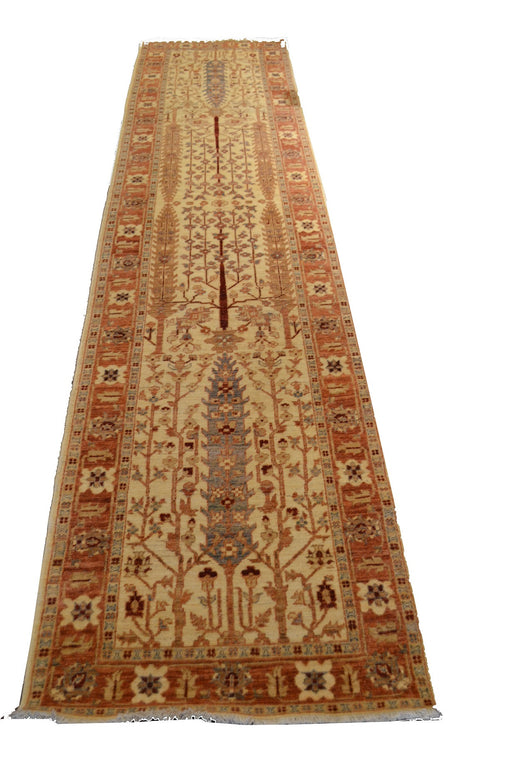 Rug3588 2.10x12 Peshawar - Crafters and Weavers