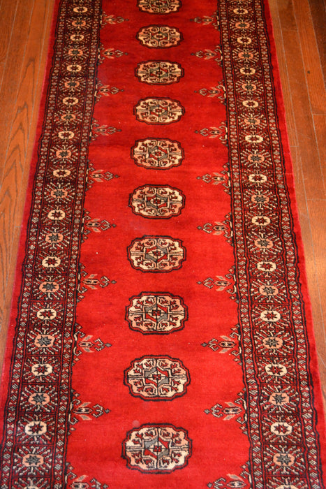 Rug2613 2.6x14.8 Bokhara rug / Pak Bokhara - Crafters and Weavers