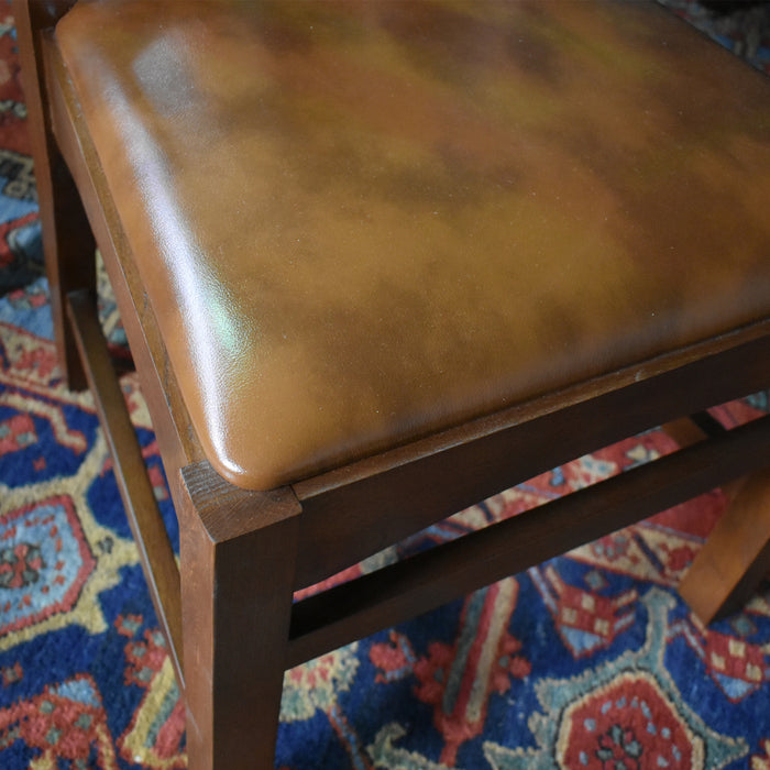 SOLD OUT Mission Stow Leaf Table & Arrow Back Chair Dining Set - Light Oak - Crafters and Weavers