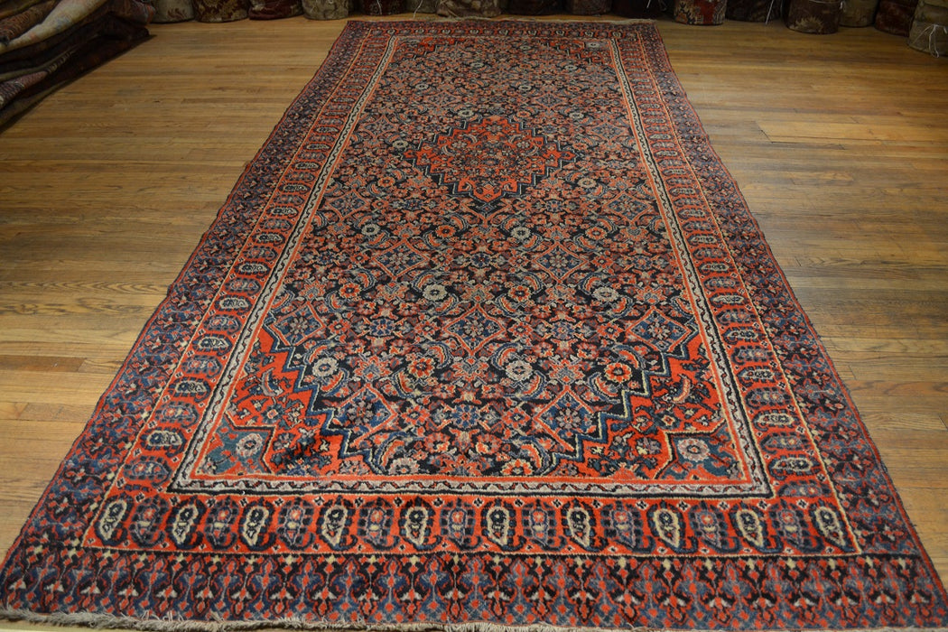 Antique Persian Rug / Oriental Rug 5'7" x 13'2" - Crafters and Weavers