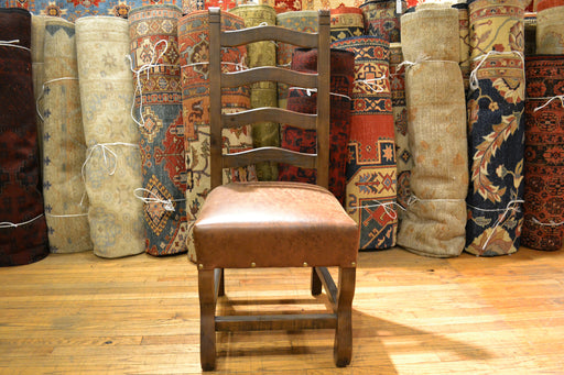 Set of 8 Rustic Solid Wood Dining Chairs - Crafters and Weavers