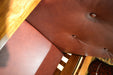CLOSED LISTING Custom Amish Made Arts and Crafts Quarter Sawn Oak Rocking Chair - Leather - Crafters and Weavers