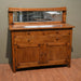 Mission Buffet Cabinet with Mirror - Dark - 50" - Crafters and Weavers