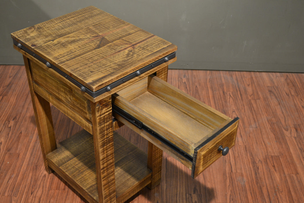 Addison Side Table - Light - Crafters and Weavers
