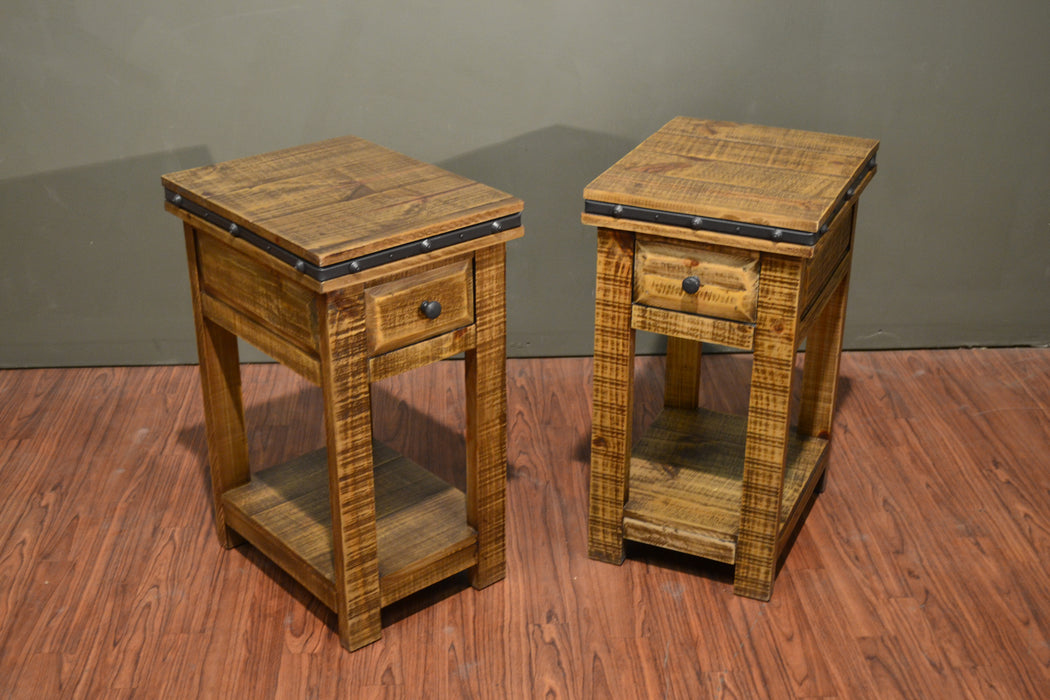 Addison Side Table - Light - Crafters and Weavers