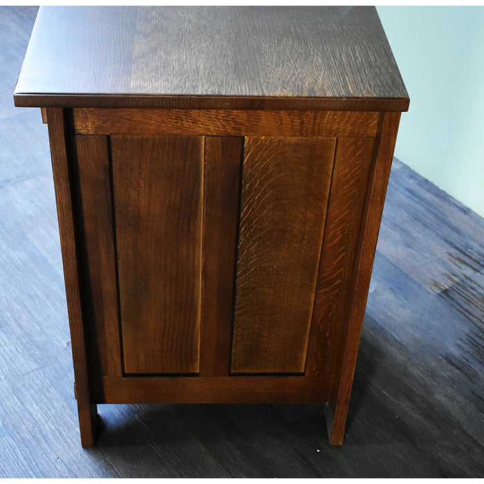 Mission Tapered Leg Narrow Nightstand - Walnut (AW) - Crafters and Weavers