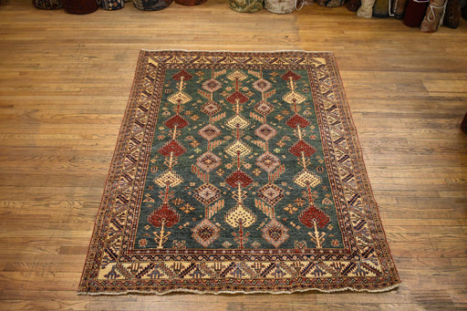 Kazak Oriental Rug 6'1" x 8'0" - Crafters and Weavers