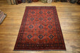 Tribal Unkhoi Oriental Rug 6'5" x 9'7" - Crafters and Weavers