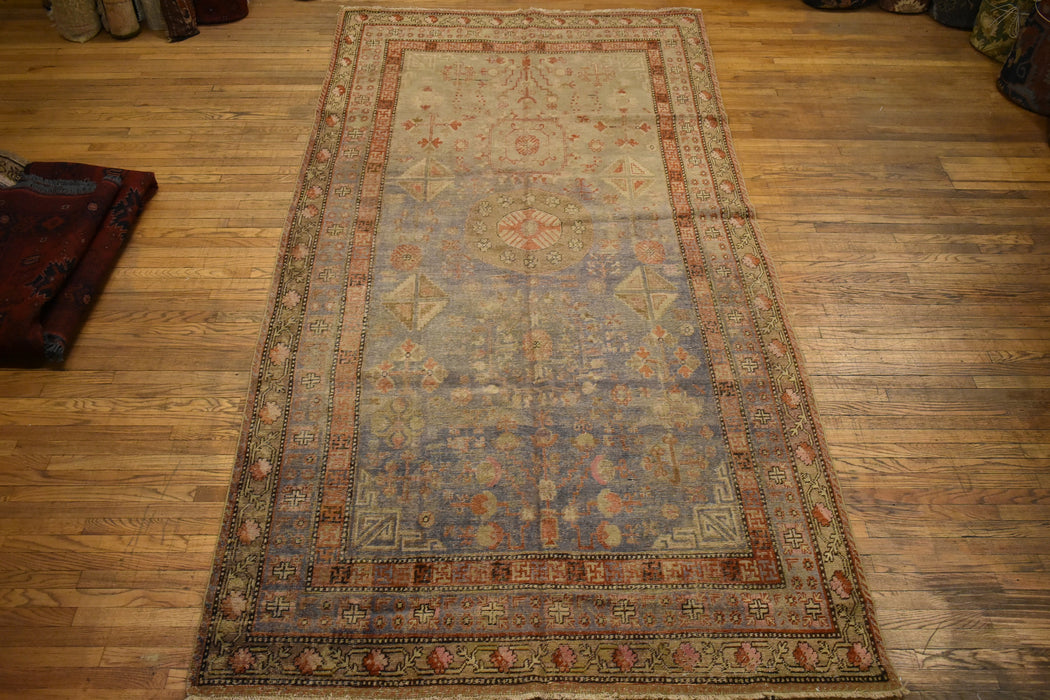 Antique Samarkand / Khotan Oriental Rug 6'1" x 11'10" - Crafters and Weavers