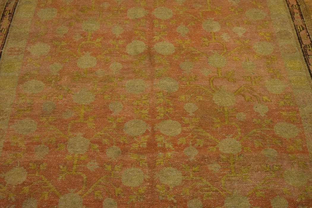 Antique Samarkand / Khotan Oriental Rug 5'1" x 9'10" - Crafters and Weavers
