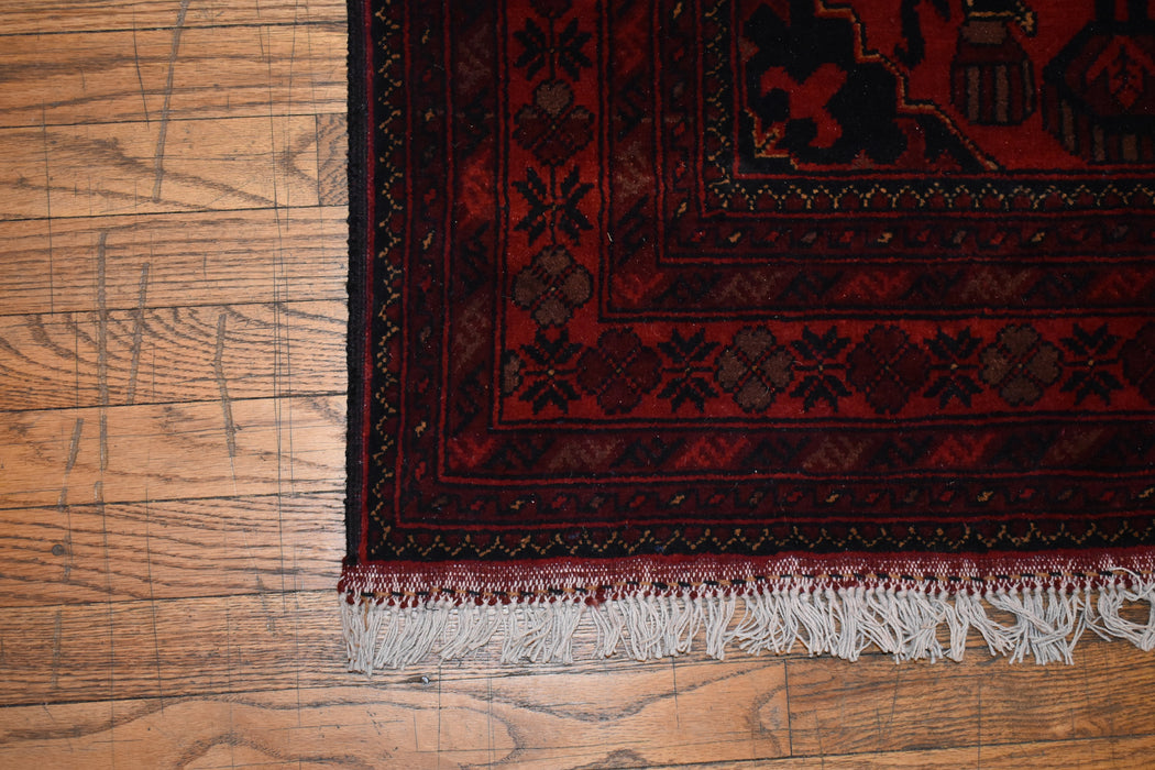 Tribal Unkhoi Oriental Rug 6'8" x 9'6" - Crafters and Weavers