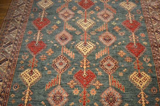 rug3669 6.1 x 8 Kazak - Crafters and Weavers