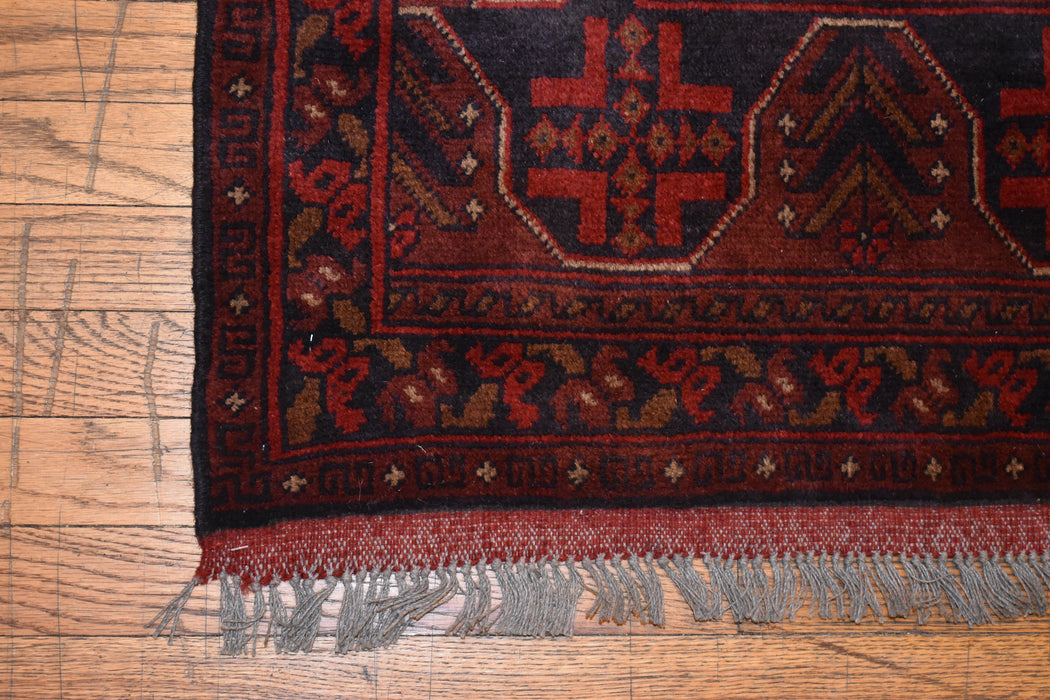 Tribal Unkhoi Oriental Rug 6'7" x 9'8" - Crafters and Weavers
