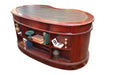 Legacy Leather Top Kidney Desk - Crafters and Weavers