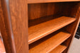 CLOSED LISTING Amish Made Quarter Sawn Oak Bookcase with Inlay - Crafters and Weavers