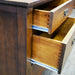 Mission 4 Drawer Oak Kitchen Island 45" wide - Crafters and Weavers
