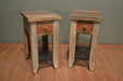 Pair of Bayshore Side Tables - Crafters and Weavers