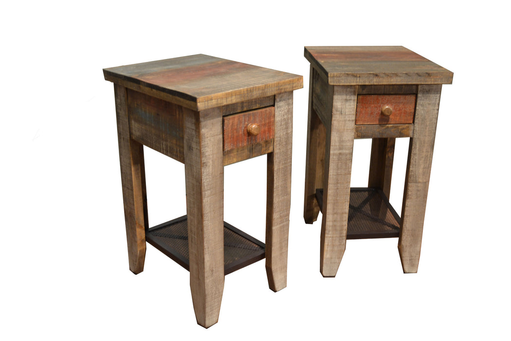 Bayshore Loft Side Table - Crafters and Weavers
